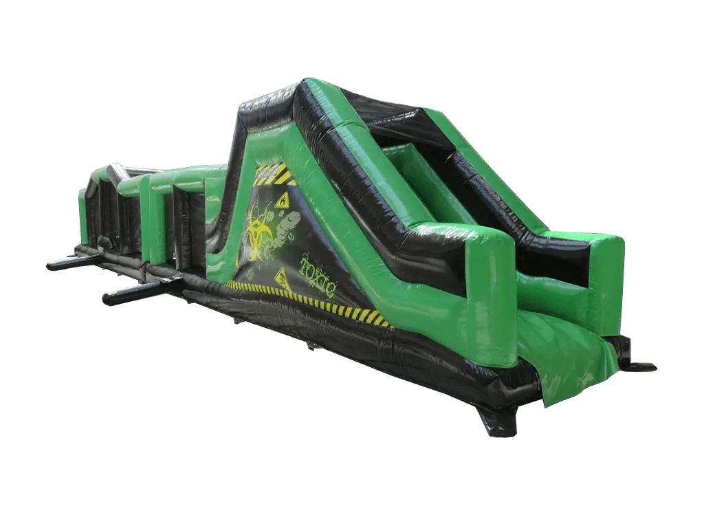 Dwuczęściowy dmuchany tor przeszkód Toxic 18,05 × 2,9 m — zdjęcie 2 z 6