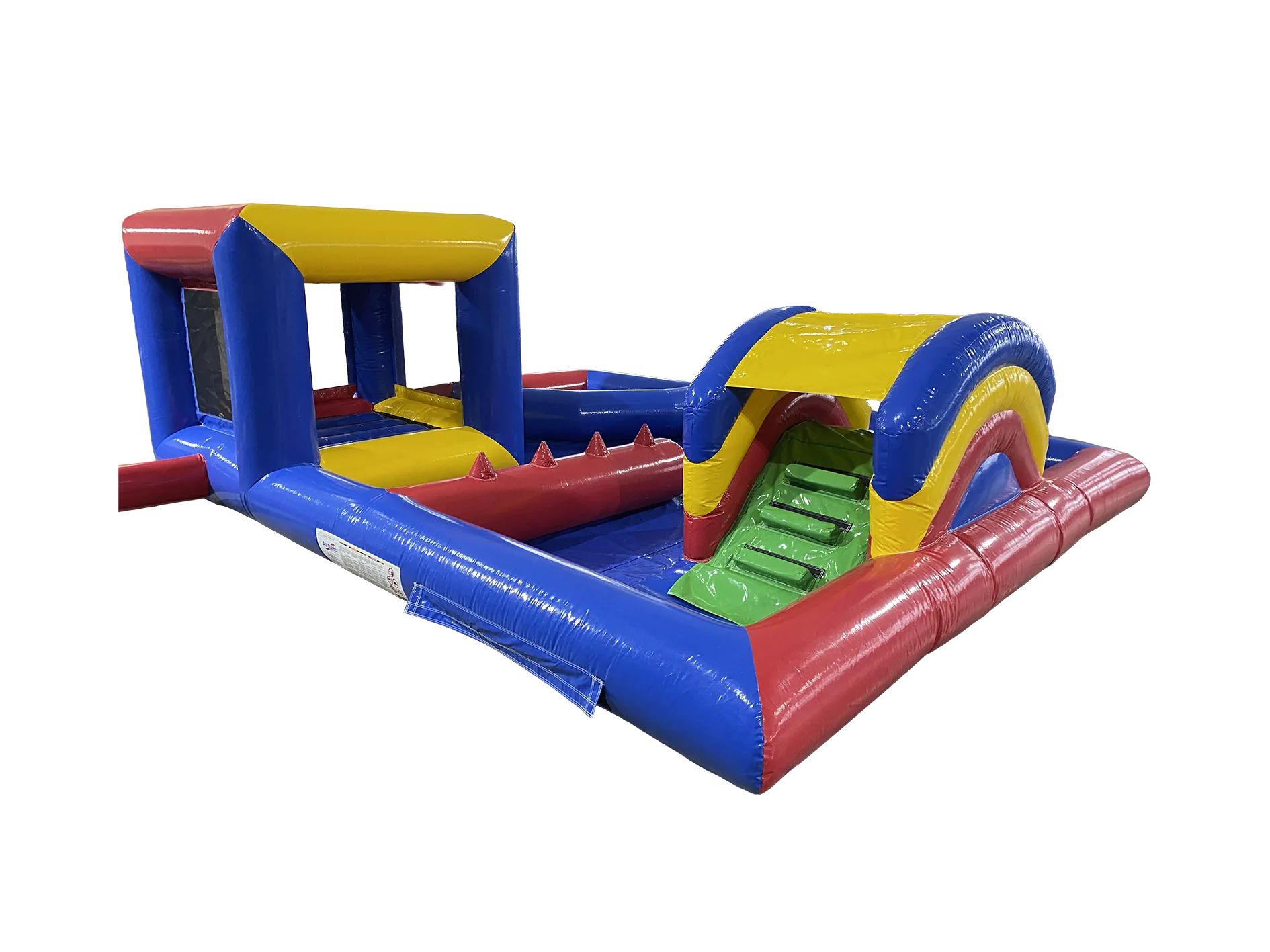 Mini strefa zabaw dla maluchów 4,0 × 5,0 m, wielokolorowa — zdjęcie 3 z 5
