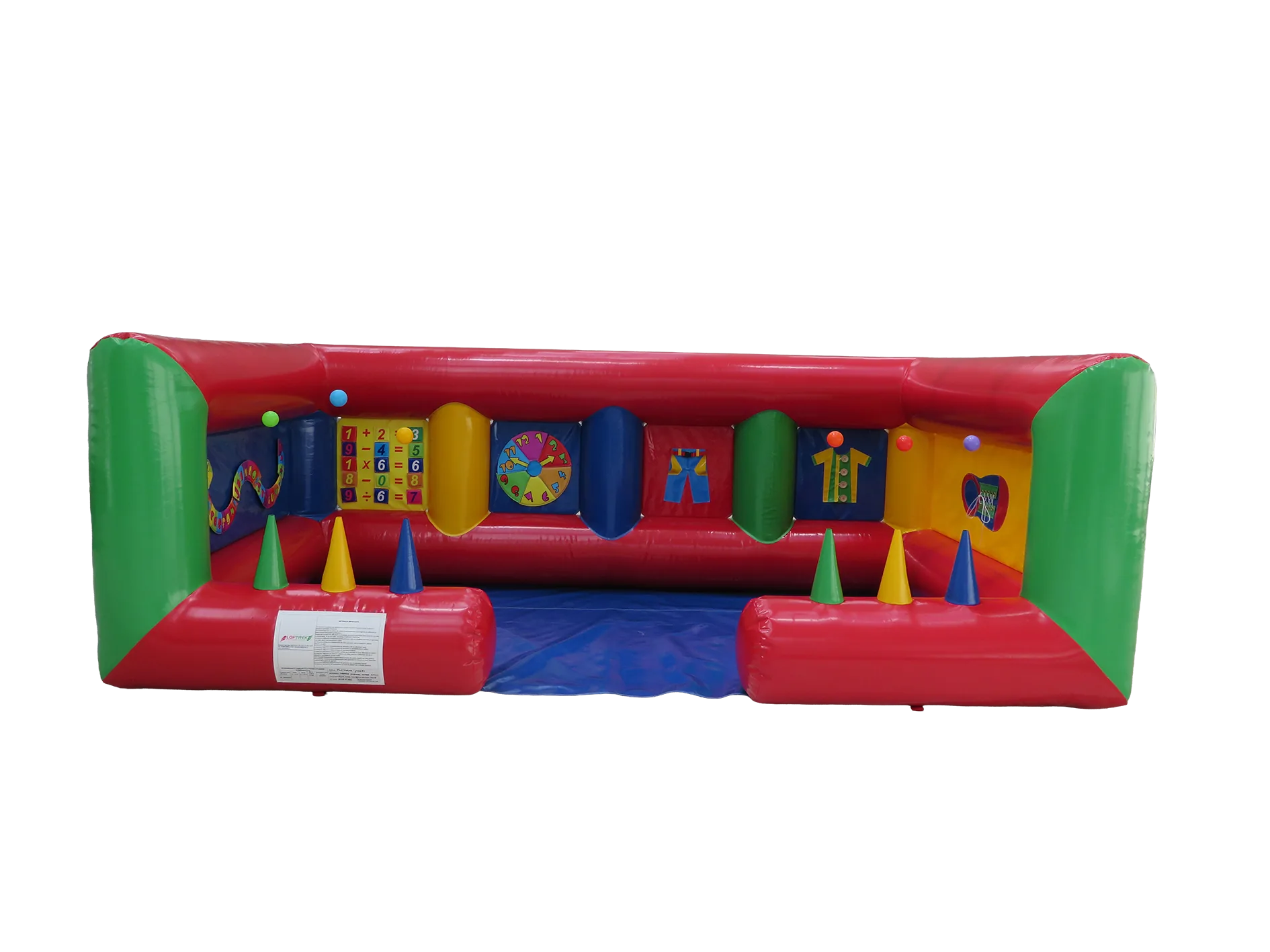 Mała dmuchana strefa zabaw edukacyjnych dla maluchów 2,55 × 4,55 m — zdjęcie 2 z 5