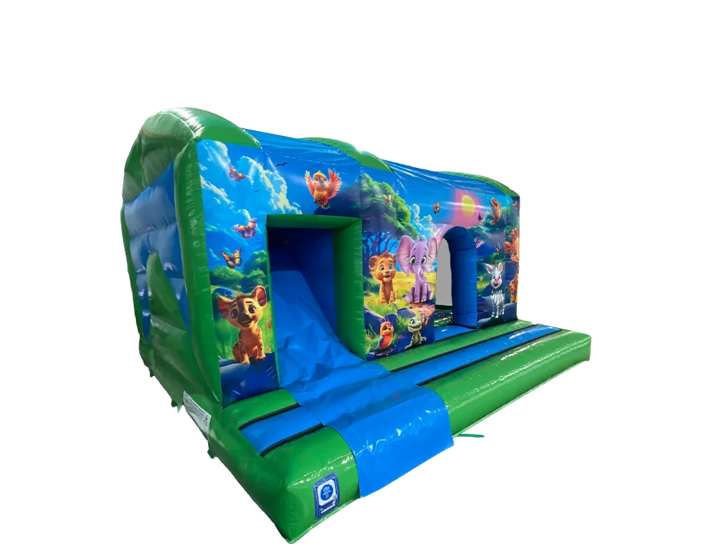 Dmuchane centrum zabaw Multiplay Dżungla 4,7 × 4,8 m — zdjęcie 6 z 7