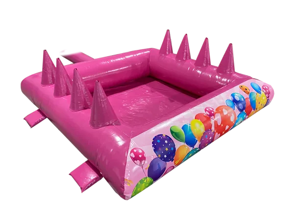 Basen z piłeczkami Party 2,3 × 2,3 m, różowy — zdjęcie 2 z 6