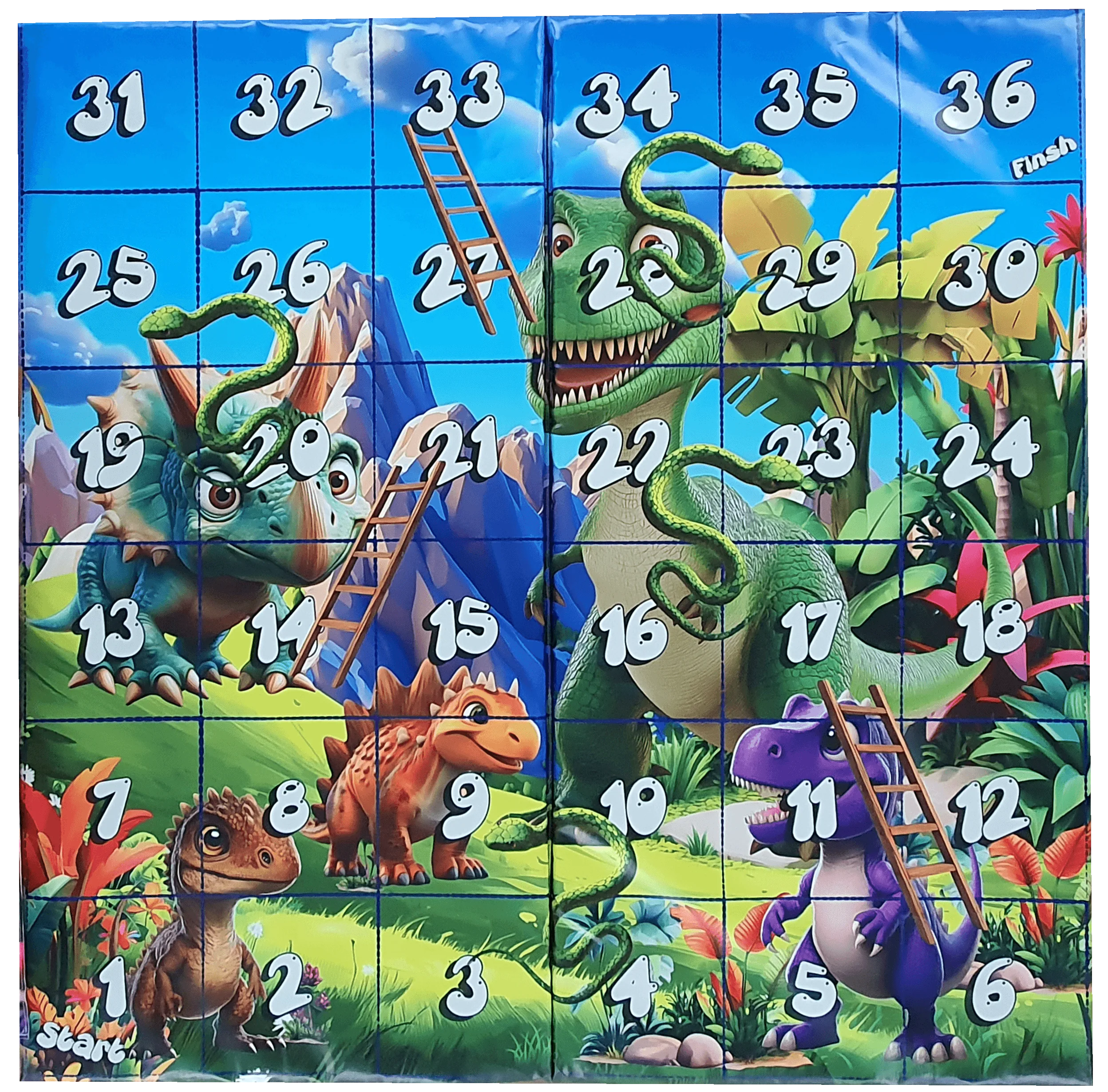 Piankowa gra Węże i drabiny Dinozaur — zdjęcie 1 z 1