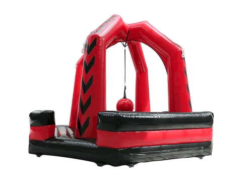 Dmuchana gra Xtreme Demolition ze ścianami 8,1 × 8,15 m