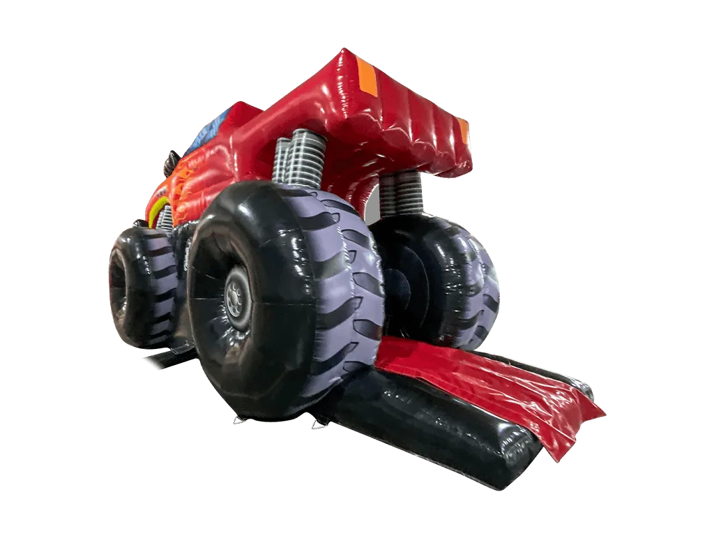 Jednoczęściowy dmuchany tor przeszkód 3D Monster Truck 9,4 × 3,9 m — zdjęcie 2 z 6
