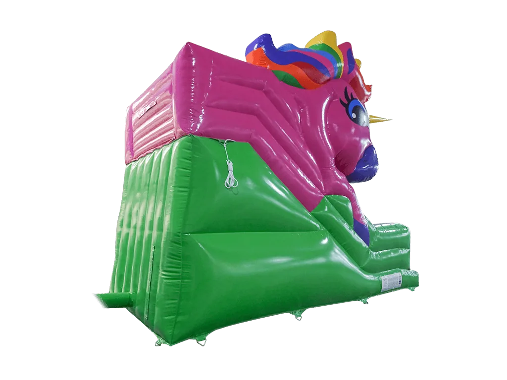 Dmuchana zjeżdżalnia 3D Jednorożec z podestem 3 m, 6,15 × 3,65 m — zdjęcie 4 z 5