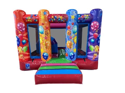 Dmuchaniec midi Party 4,05 × 3,1 m, wielokolorowy