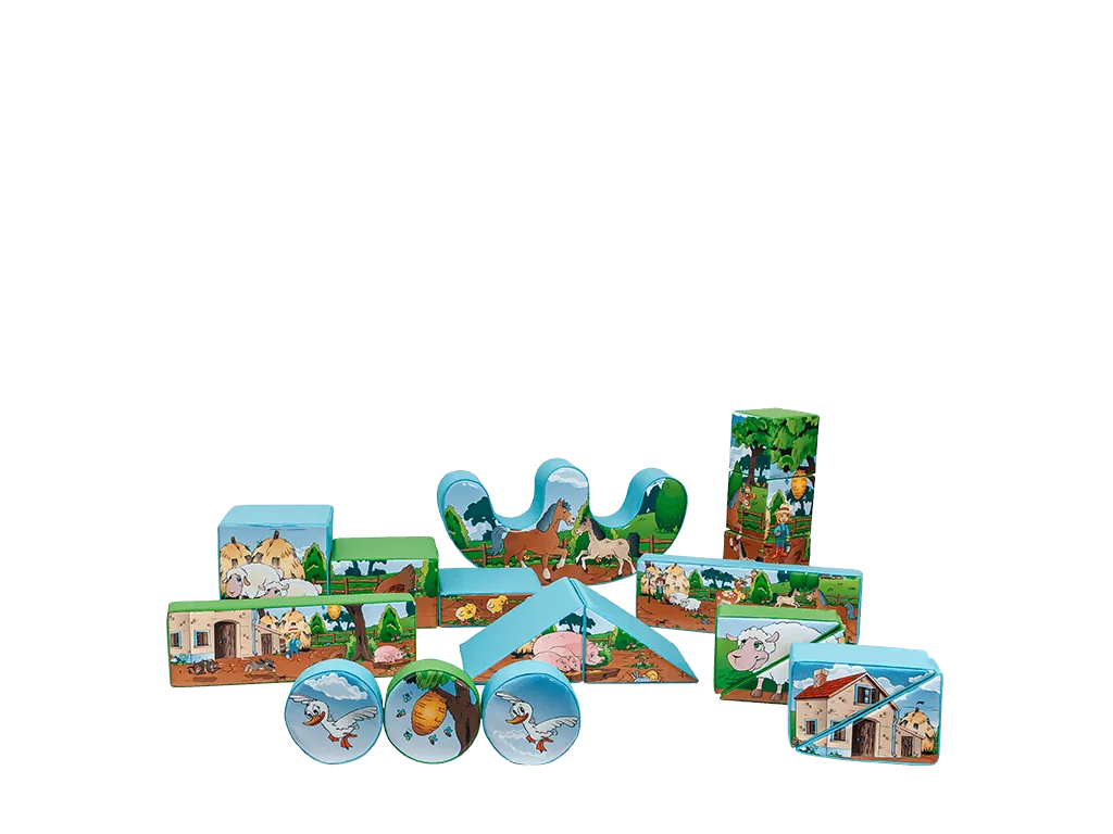 Zestaw soft play Farma, 19 elementów — zdjęcie 2 z 20