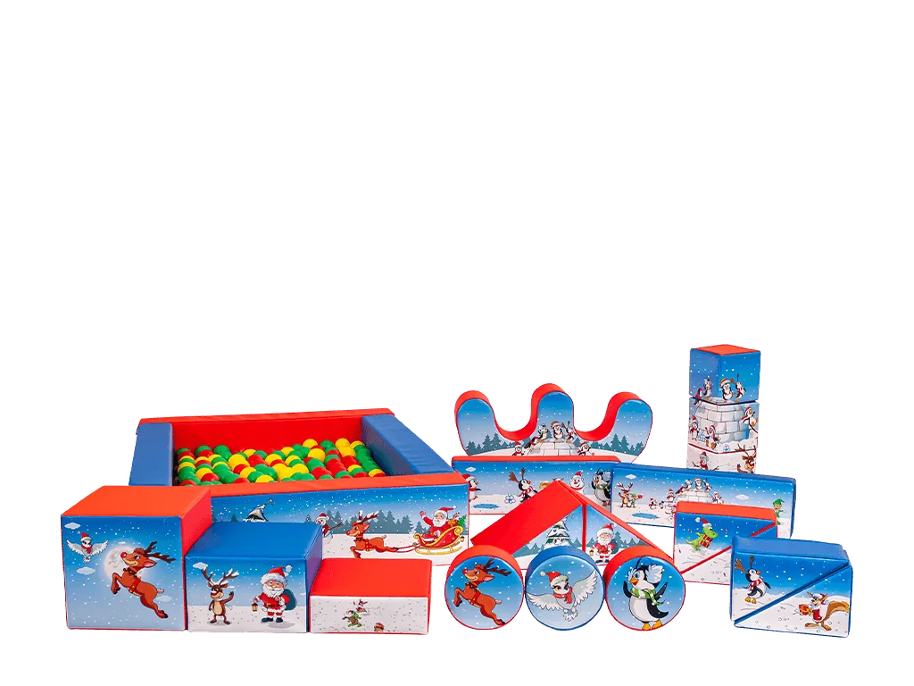 Zestaw soft play Boże Narodzenie, 19 elementów — zdjęcie 1 z 20