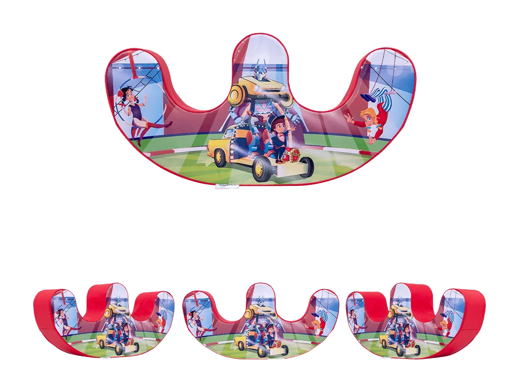 Zestaw soft play Cyrk, 19 elementów — zdjęcie 10 z 22