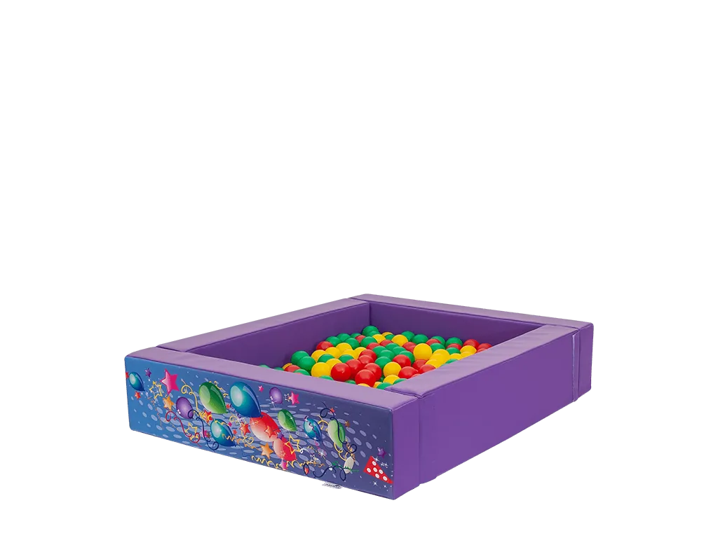 Zestaw soft play Party, 19 elementów, fioletowy — zdjęcie 4 z 20