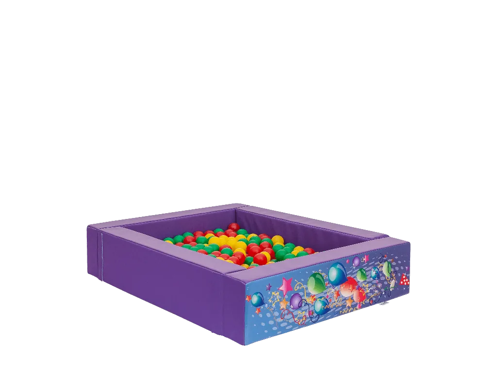 Zestaw soft play Party, 19 elementów, fioletowy — zdjęcie 5 z 20