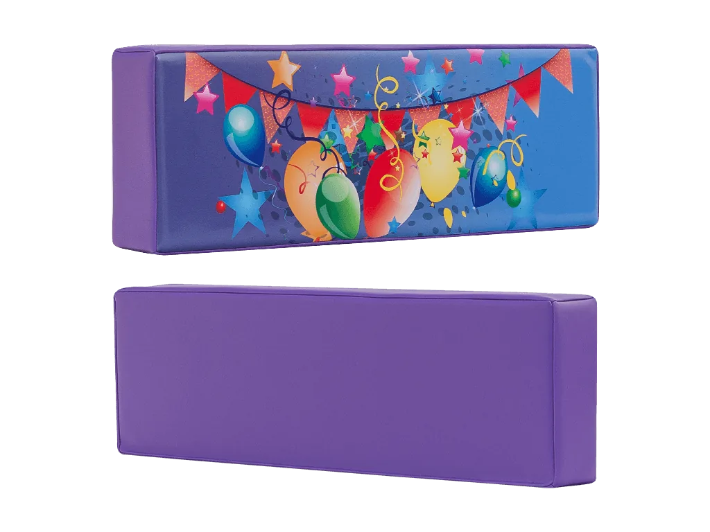 Zestaw soft play Party, 19 elementów, fioletowy — zdjęcie 14 z 20