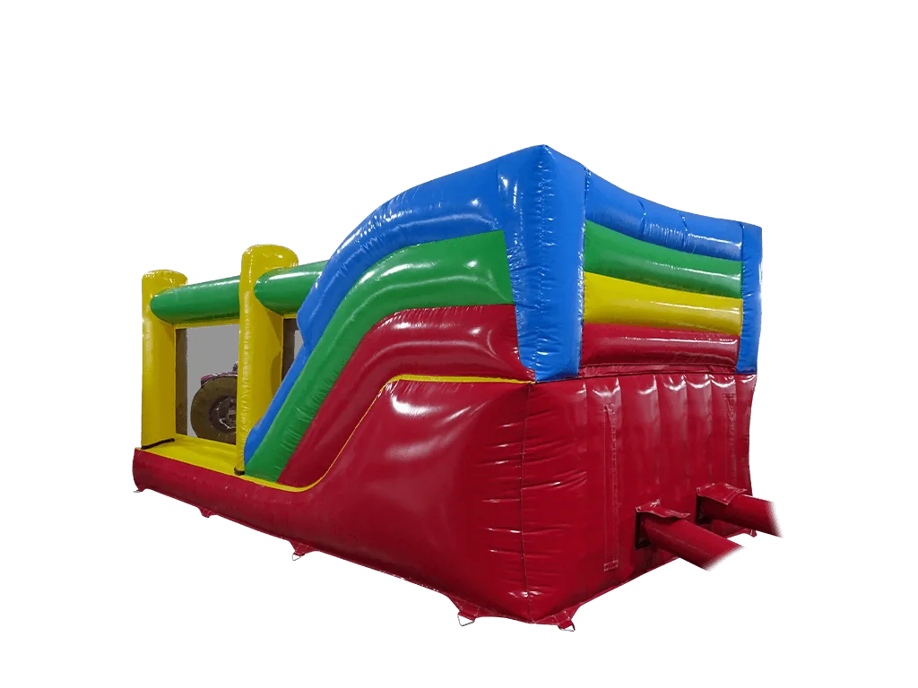 Dmuchane centrum zabaw Multiplay 7,6 × 4,1 m, wielokolorowe — zdjęcie 3 z 5