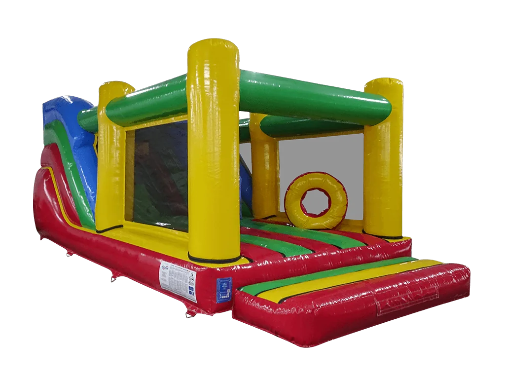 Dmuchane centrum zabaw Multiplay 7,6 × 4,1 m, wielokolorowe — zdjęcie 5 z 5