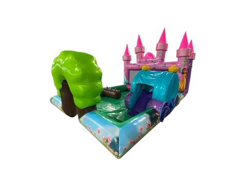 Dmuchana strefa zabaw 3D Księżniczka 6 × 4 m